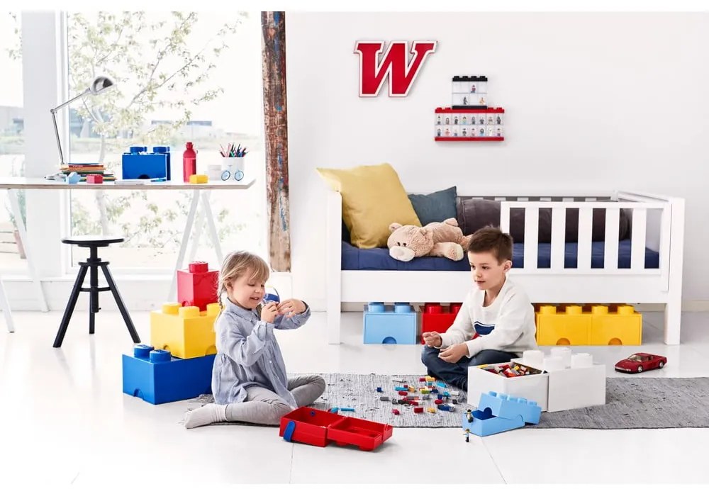 Contenitore bianco avorio con due cassetti - LEGO®