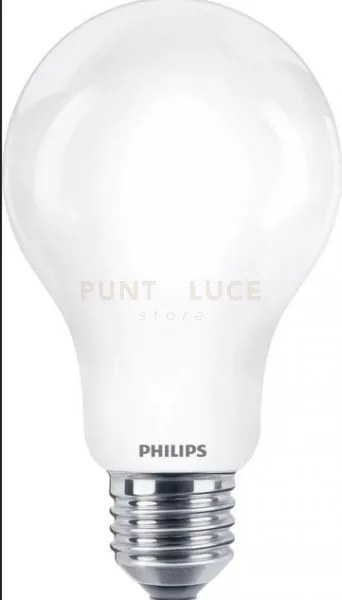 Lampadina led philips goccia vetro smerigliata, 4000k