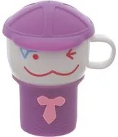Tazza Mug con emoticon e coperchio