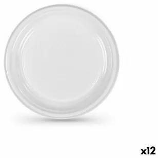 Set di piatti riutilizzabili Algon Bianco Plastica (36 Unità)