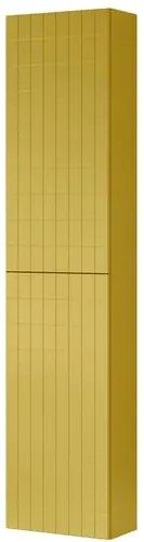 Colonna per mobile bagno Pixel 2 ante P 27 x L 30 x H 160 cm laccato opaco giallo sole