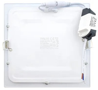 Lampada LED da incasso SQUARE LED/15W/230V 4200K 18,8x18,8 cm bianco