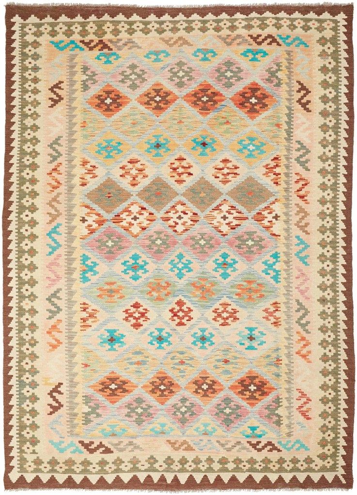 Kilim Tappeto 240x180 (Pakistan) Tessuto A Mano