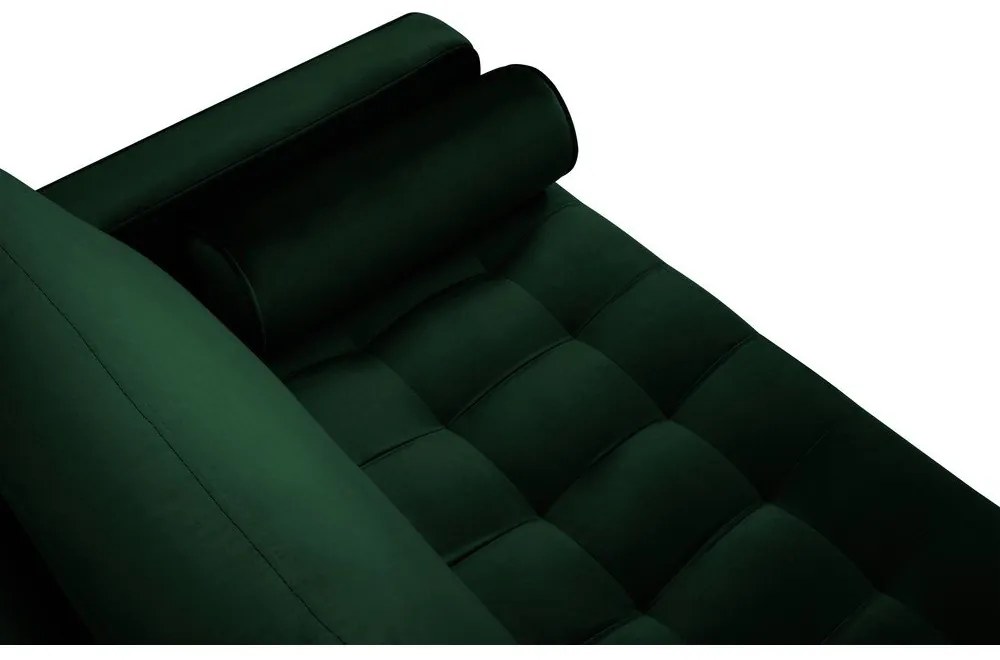 Divano in velluto verde , 174 cm Santo - Milo Casa