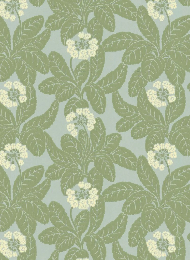 Långelid / von Brömssen Carta da parati Primula - Field Green