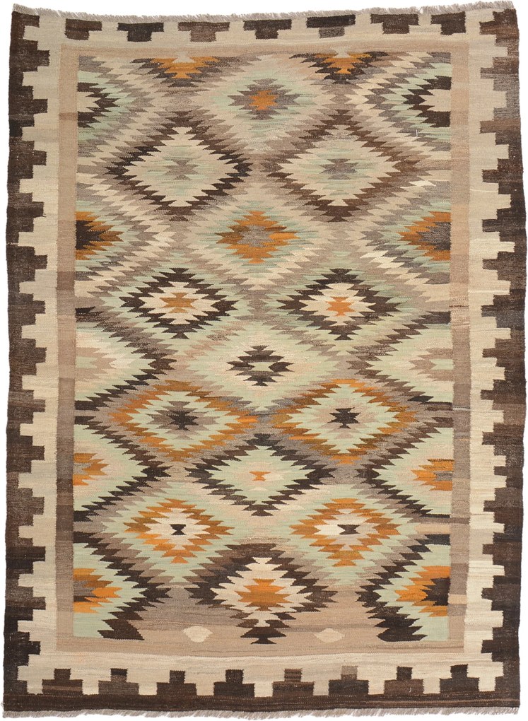 Kilim Tappeto 150 x 200 (Pakistan) Annodato A Mano