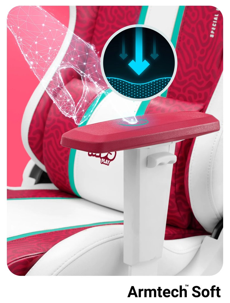 Sedia da Gaming Diablo X-One 2.0 Candy Rose: Kids Size