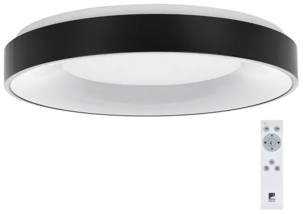 Eglo 75661 - Plafoniera LED dimmerabile JUTIO 4xLED/8,1W/230V nero + +TC