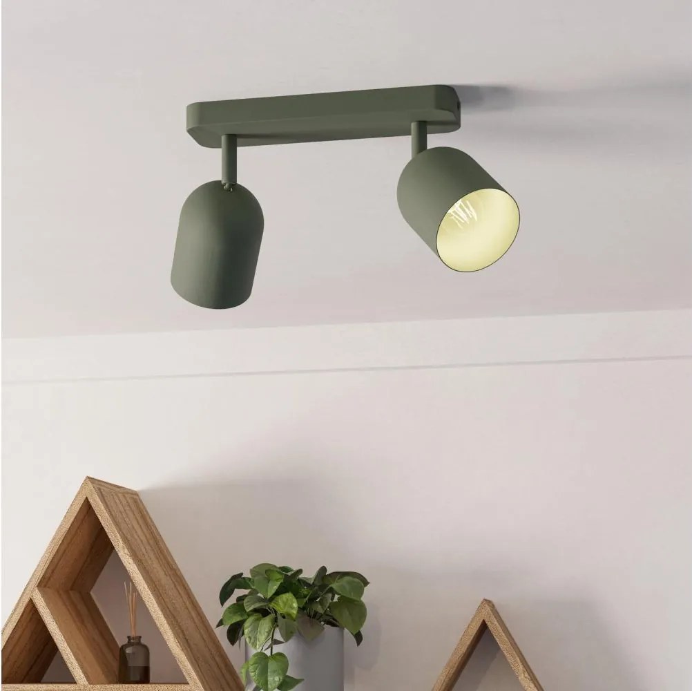 Eglo 44133 - Faretto TILSTON 2xE14/40W/230V verde