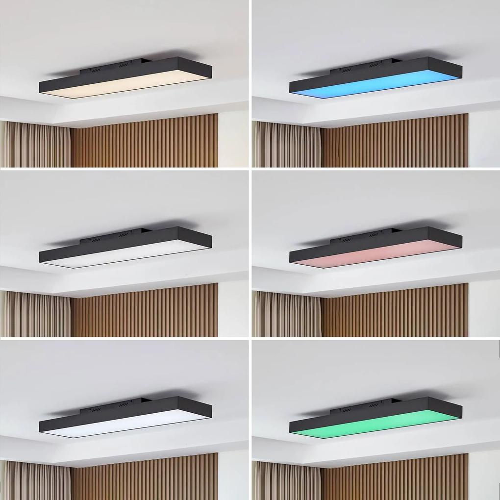 Lucande Leicy plafoniera LED RGB color flow 100cm