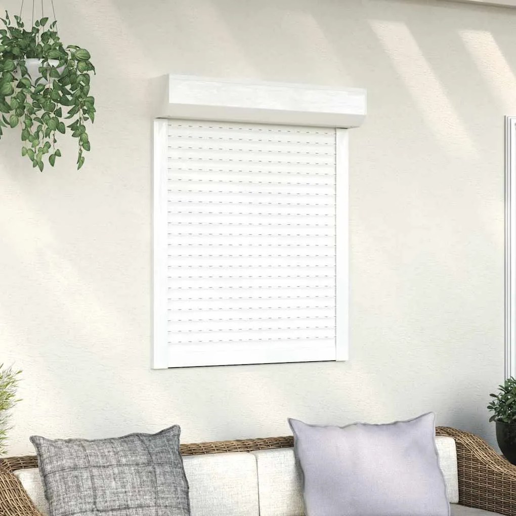 Tapparella Avvolgibile İn Alluminio 80x100 Cm Bianca /