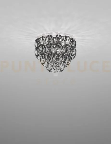 Giogali lampadadario a soffitto 40 cristallo nickel nero e cromo lu...