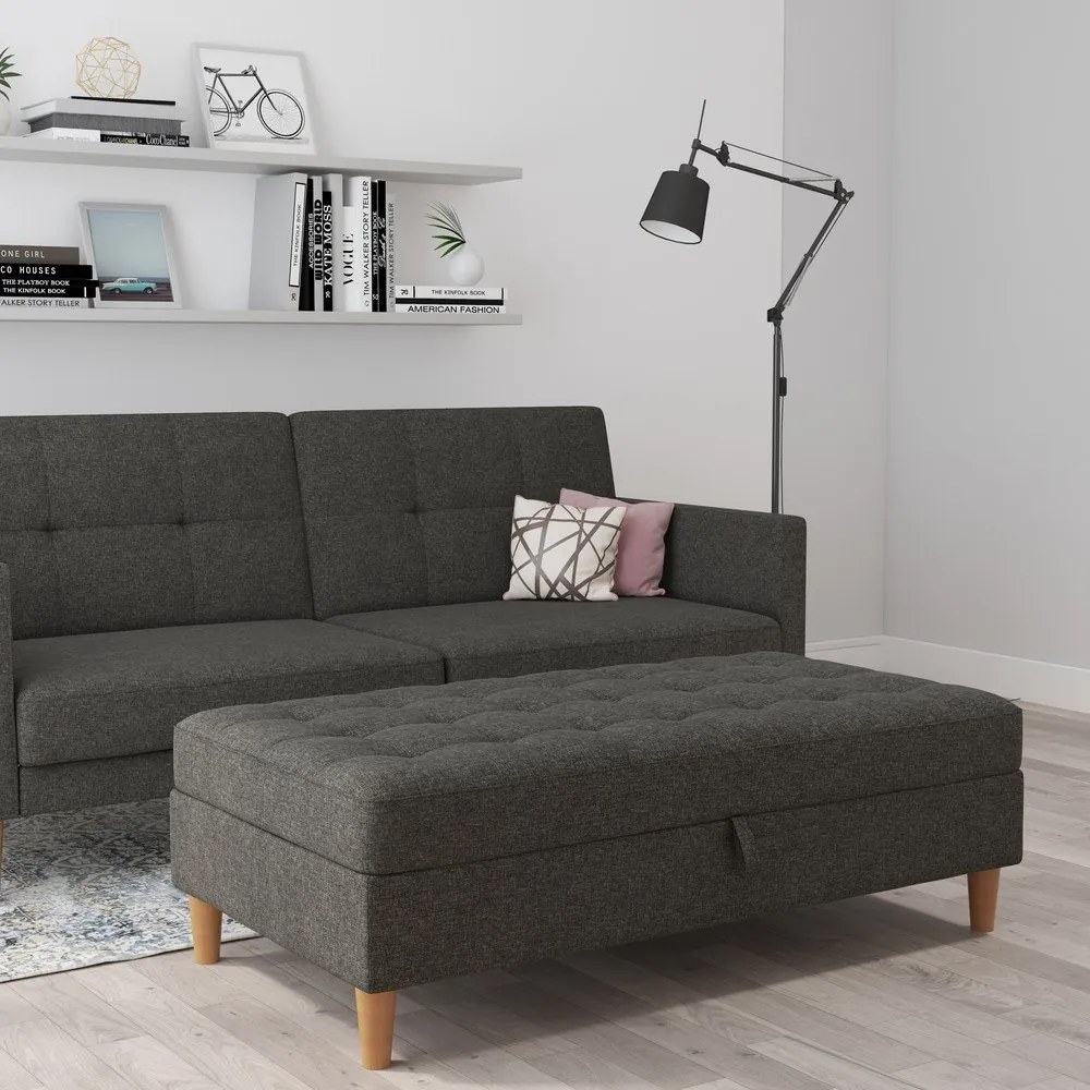 Poggiapiedi grigio scuro Lilly - Støraa