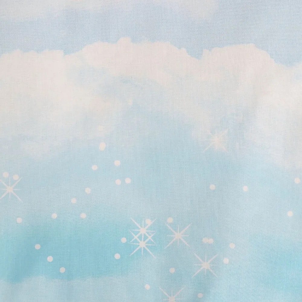 Set copripiumino e federa da bambini blu e rosa per letto matrimoniale 200x200 cm Ombre Rainbow Clouds – Catherine Lansfield