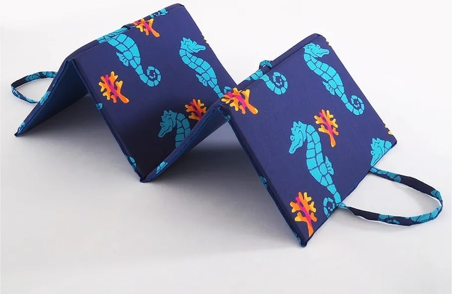 Cuscino per seduta da giardino blu per sedia a sdraio 49x137 cm Seahorse – B.E.S.