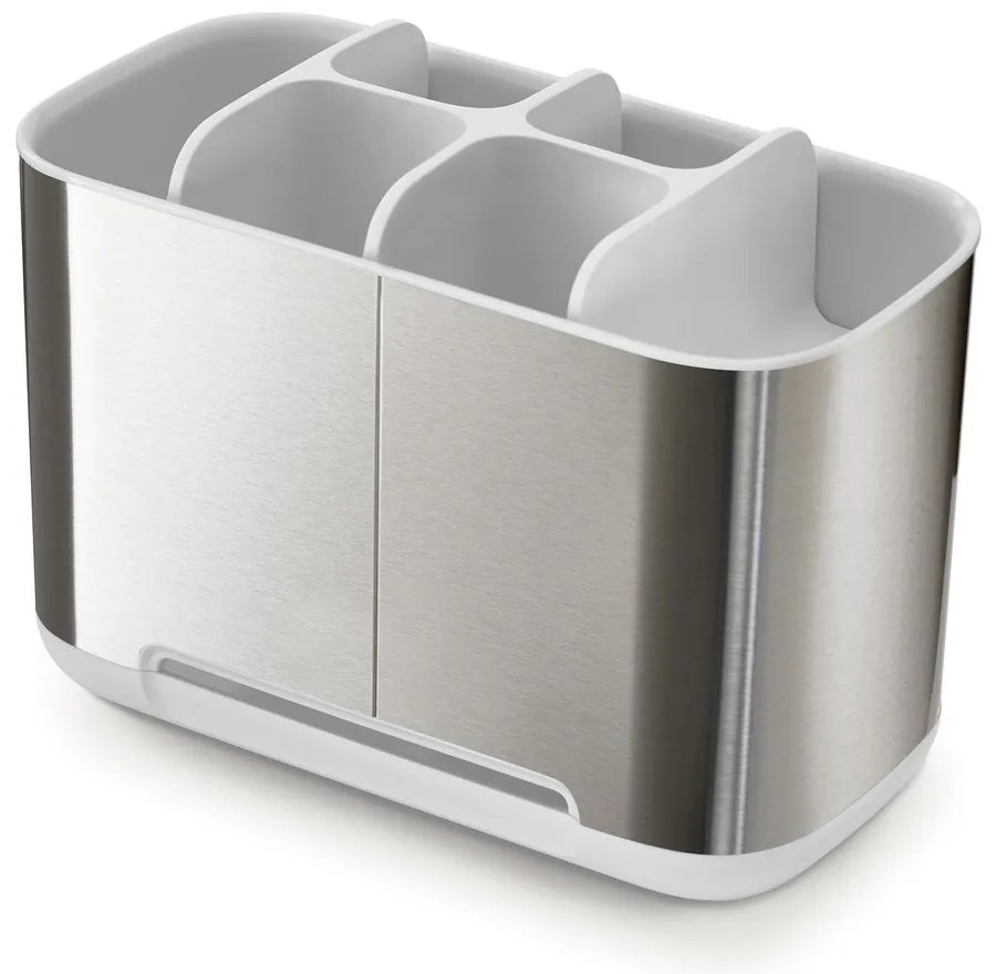 Set di accessori da bagno in acciaio inox in argento EasyStore - Joseph Joseph