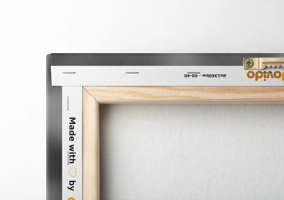 Stampa su tela – Composizione Zen meditativa in bianco e nero