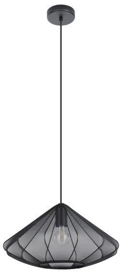 Eglo 43995 - Lampadario a sospensione con filo DOLWEN 1xE27/40W/230V diametro 42,5 cm nero