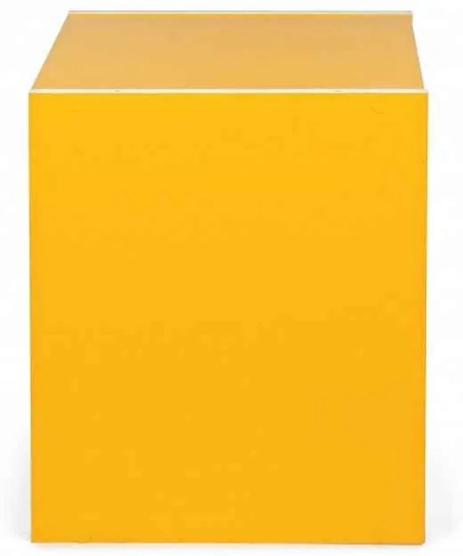 CUBO SANTORINI MENSOLA COMPOSITE GIALLO