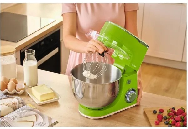 Sencor - Robot da cucina con ciotola in acciaio inox 1300W/230V verde