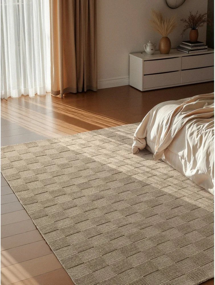 Tappeto beige in lana tessuto a mano 120x170 cm Scala – Villeroy&amp;Boch