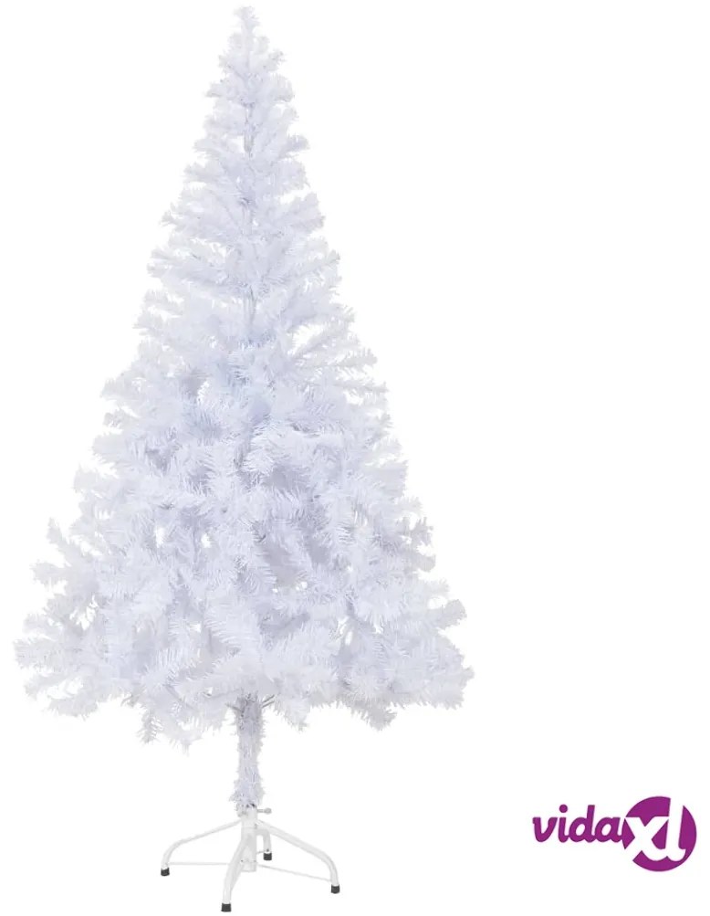 vidaXL Albero di Natale Preilluminato con Supporto 120 cm 230 Rami