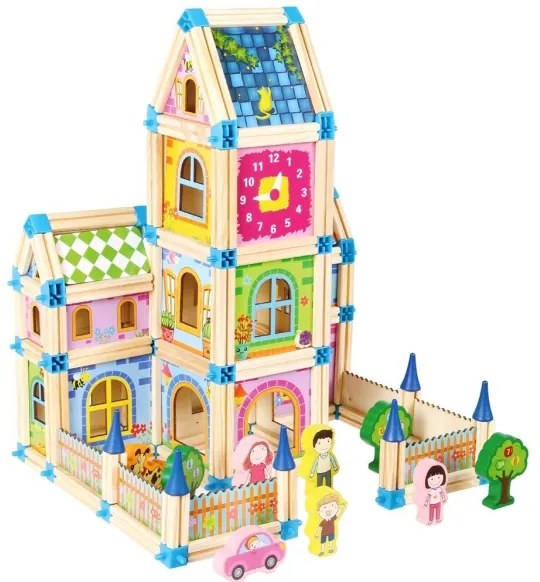2Kids Toys - Set di costruzioni in legno: Castello