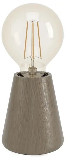 Eglo 44015 - Lampada da tavolo ASBY 1xE27/40W/230V marrone