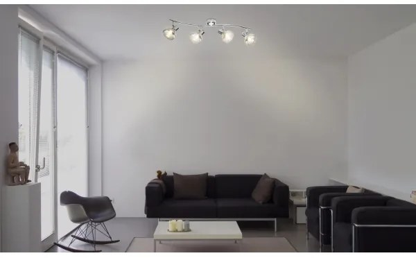 GLOBO 54921-4 - Luce Spot LOTHAR 4xE14/40W/230V