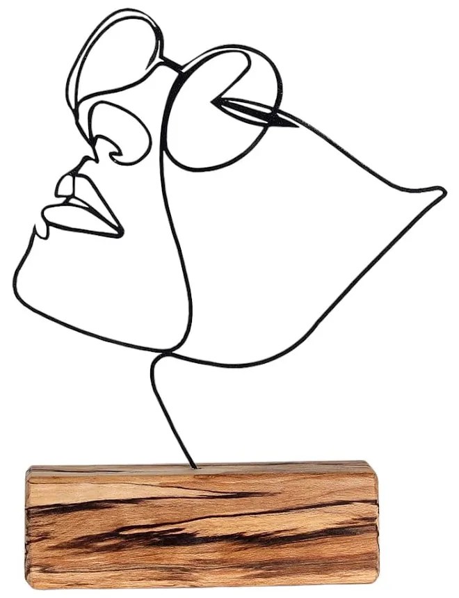 Statuetta in metallo Girl - Mioli Decor