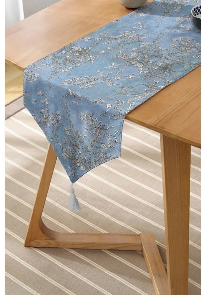 Runner 45x140 cm Blue Spring – Minimalist Cushion Covers