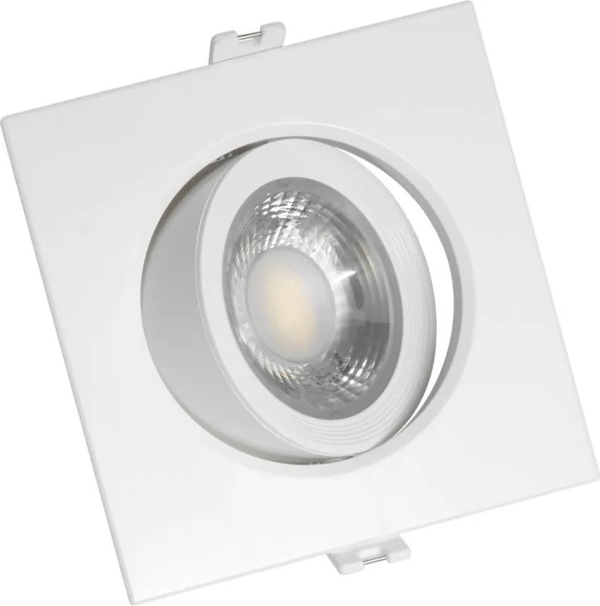 Faro Incasso Quadrato 12W CCT Ø90mm 38° Orient. Dimmerabile OSRAM LED Colore Bianco Variabile CCT