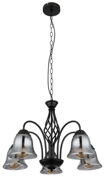 Globo 60298-5H - Lampadario a sospensione con catena GONNY 5xE27/60W/230V