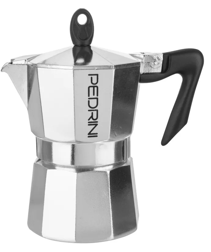 Caffettiera 3 tazze Pedrini Brillantata