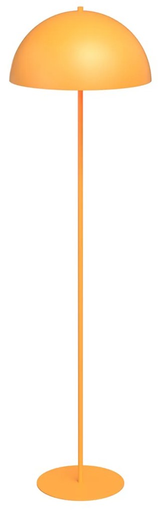 Piantana Moderno Demetra Acciaio Arancione 1 Luce E27 Ip20