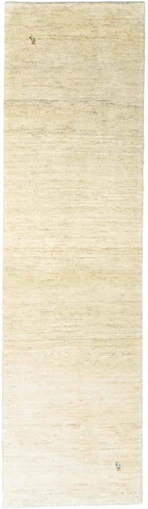 Gabbeh Tappeto 290x90 Beige (Iran) Annodato A Mano
