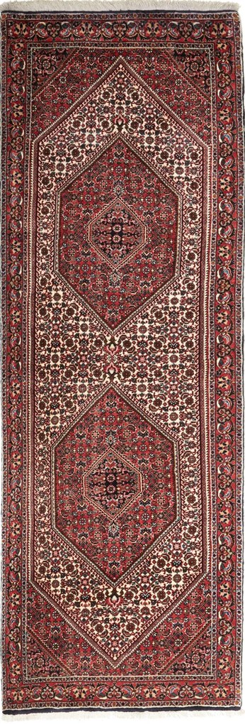 Bidjar Tappeto persiano 80 x 220 Rosso (Iran) Annodato A Mano