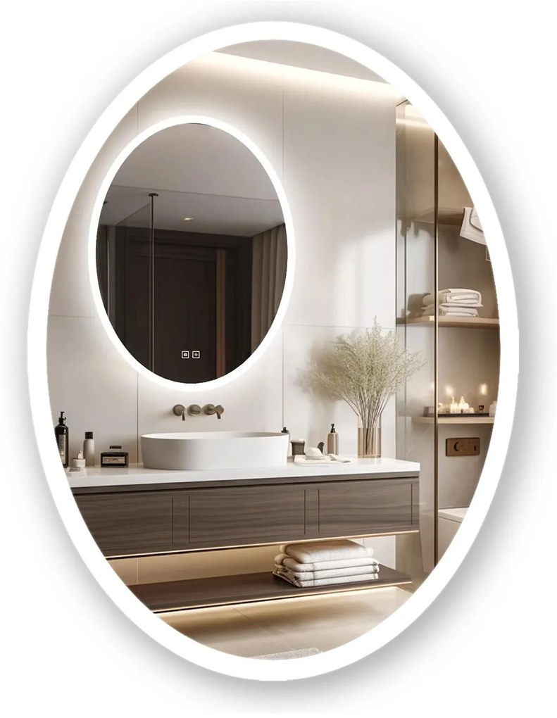 Specchio LED 60x80cm WWA
