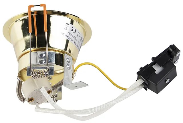 Set di 6 faretti da incasso moderni oro - Dept