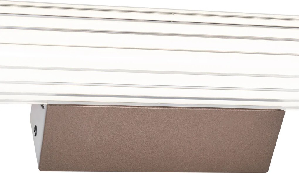 Lampada da parete retrò bronzo 60,4 cm incl. LED IP44 - Coco