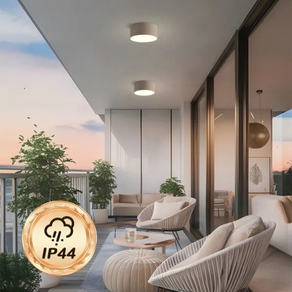 Brilagi - Plafoniera da bagno a LED FORIS LED/20W/230V diametro 15 cm beige IP44