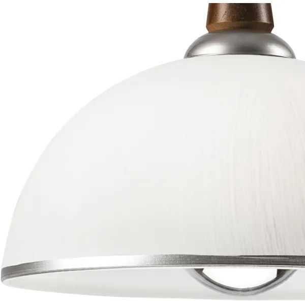 Lampadario a scomparsa CHIARA 1xE27/60W/230V argento/rovere