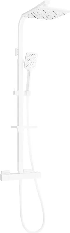 Mexen CQ62 set doccia esterno con soffione e miscelatore termostatico, bianco - 772506295-20