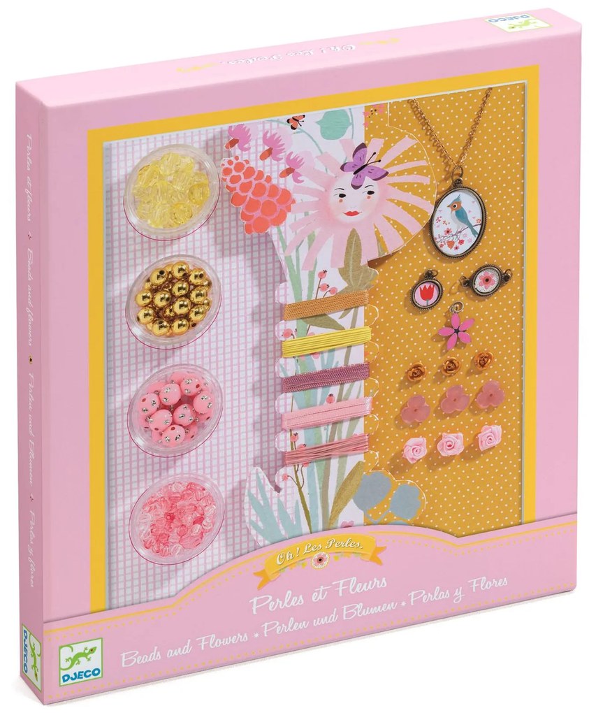 Set per fare gioielli - perle e fiori