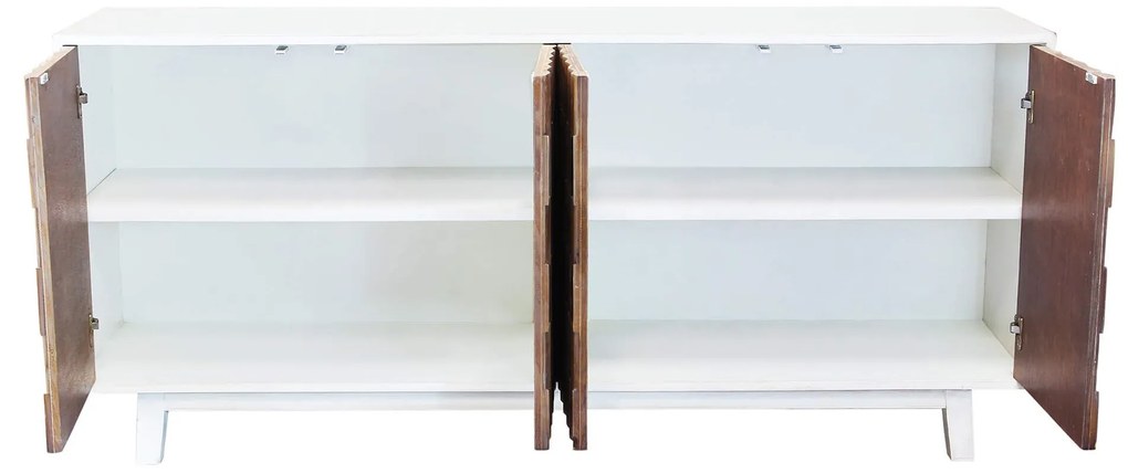 MATRIX - madia moderna con decoro in legno