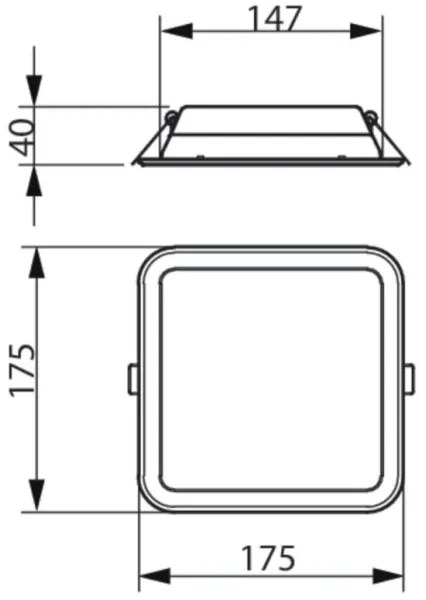 Philips - Lampada LED da incasso LEDINAIRE SLIM LED/10,5W/230V