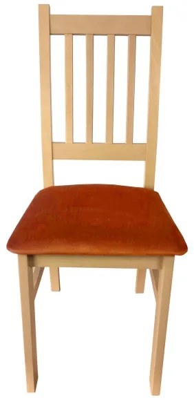 Sedia da pranzo SIMON faggio/arancione