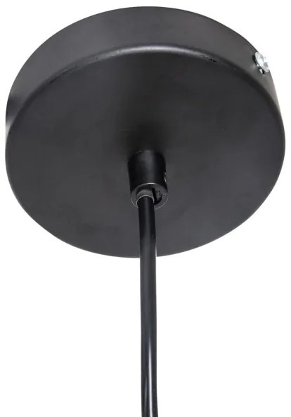 Atmosphera - Lampadario a sospensione con filo JILY 1xE27/40W/230V iuta nero