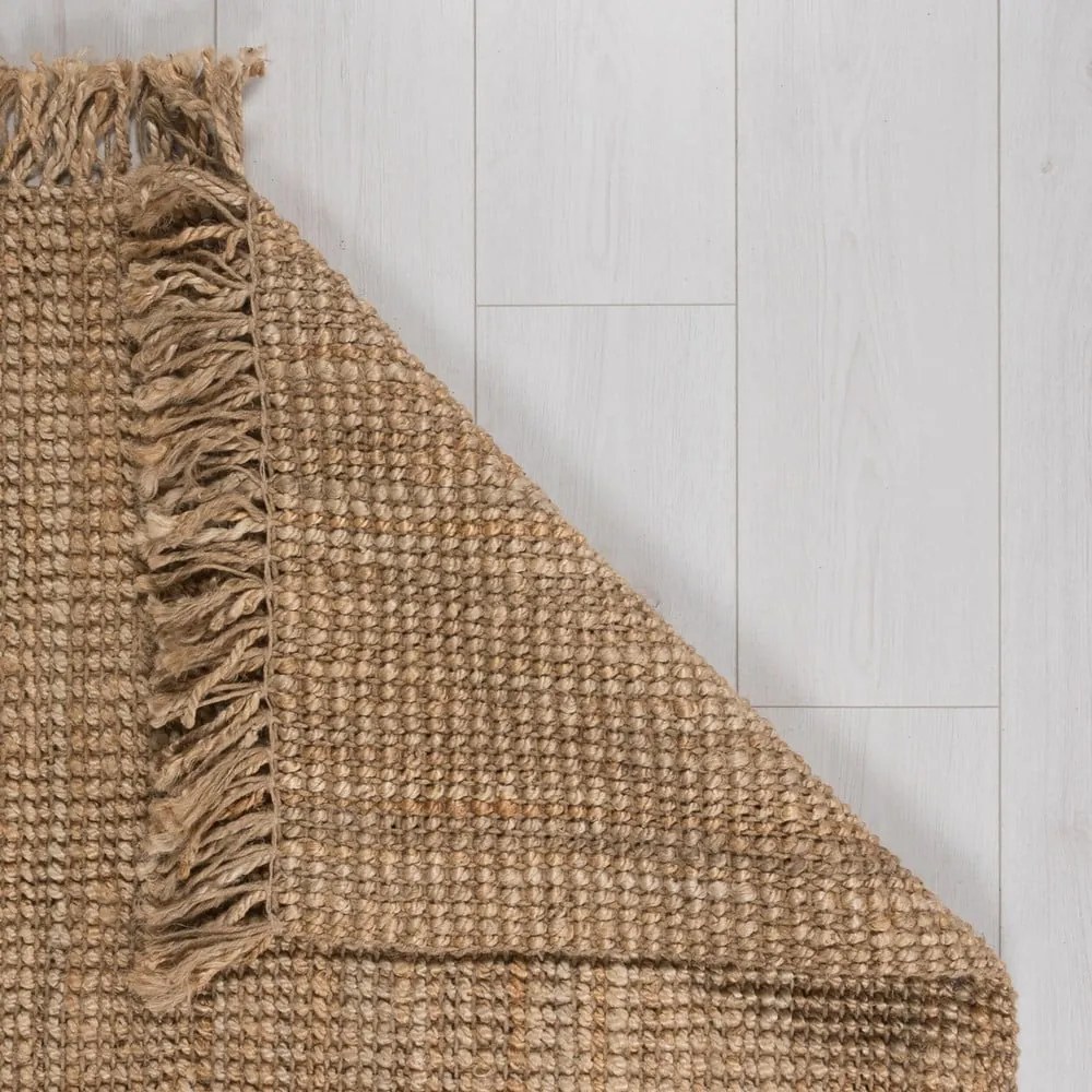 Tappeto di colore naturale in iuta tessuto a mano 120x170 cm Jute – Flair Rugs