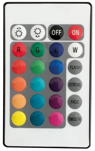 LED RGBW Lampada solare BALL LED/3,7V 1500 mAh diametro 40 cm IP65 + telecomando